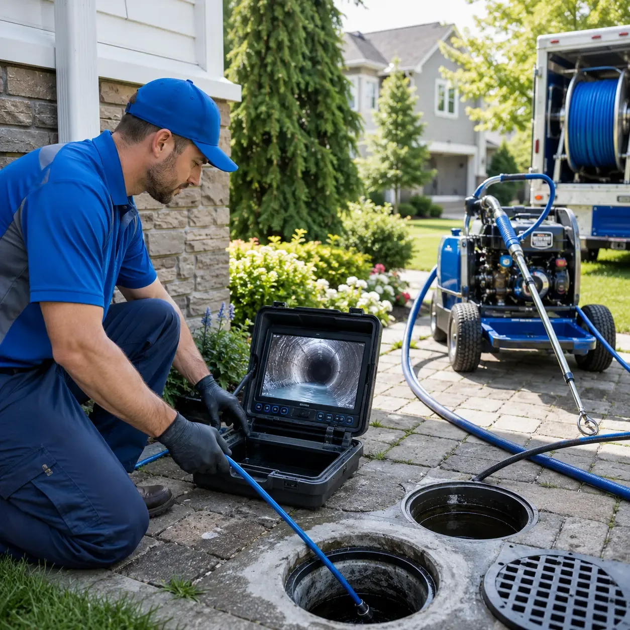 Outdoor drain cleaning professionals serving Martinsville, IN